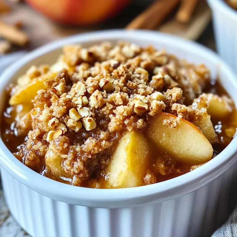 Mini Apple Walnut Crumble