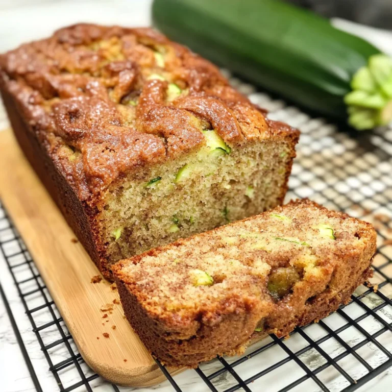Moist and Delicious Cinnamon Swirl Zucchini Bread