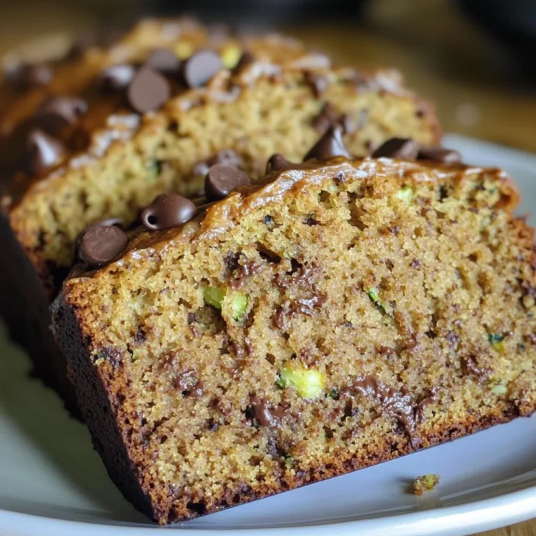 Mom's Perfect Chocolate Chip Zucchini Bread