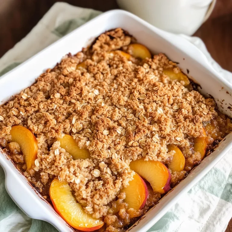 Peach Crisp
