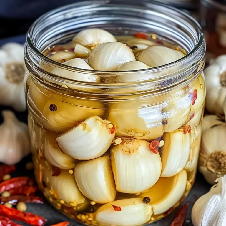Quick Pickled Garlic