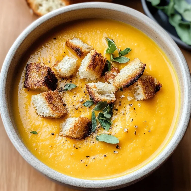 Roasted Butternut Squash Soup Recipe