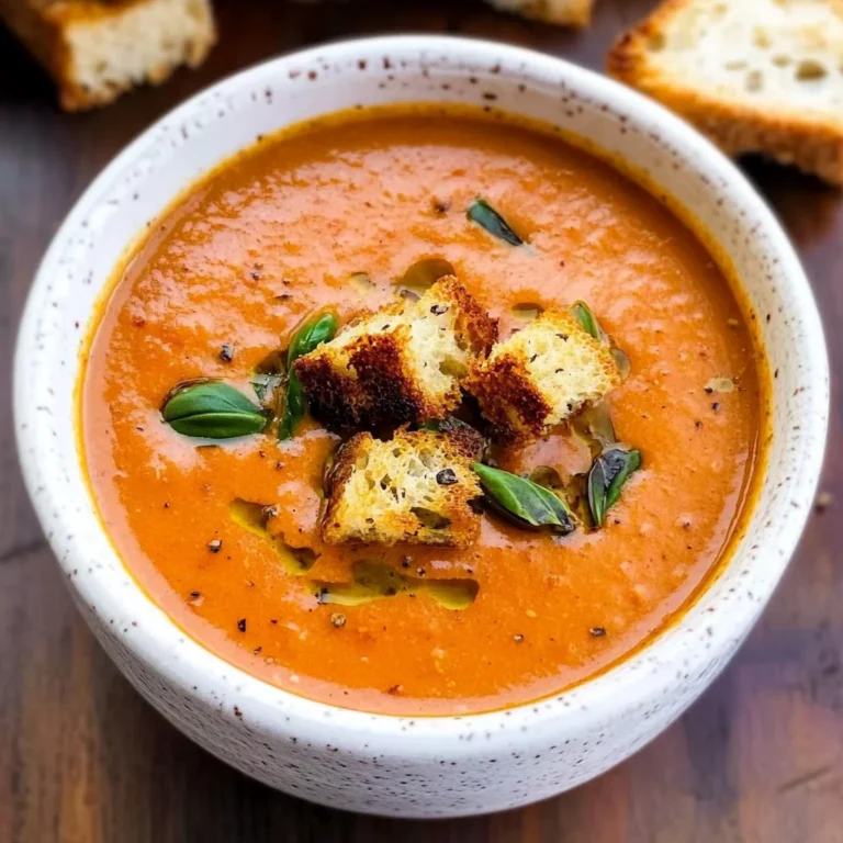 Roasted Tomato Basil Soup