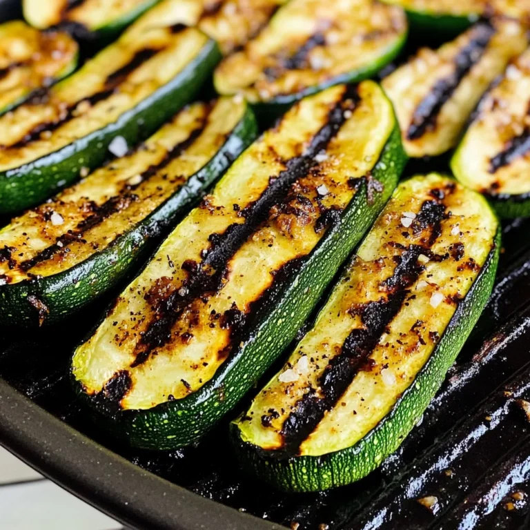 Simple Grilled Zucchini Recipe