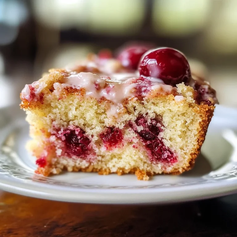 Sour Cherry Cobbler Coffee Cake