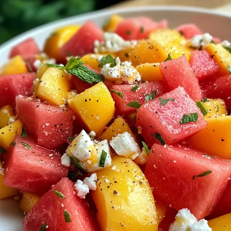 The Peach Watermelon Salad That Tastes Like Summer