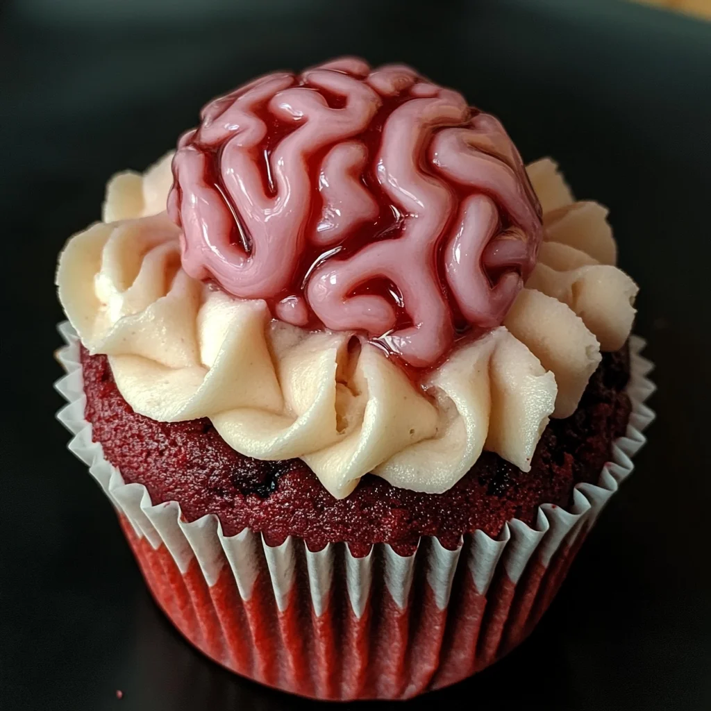 Bleeding Brain Cupcakes