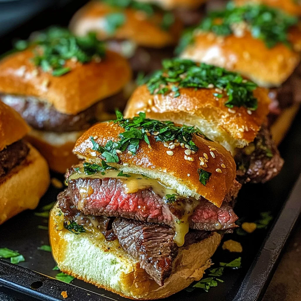 Cowboy Butter Steak Sliders