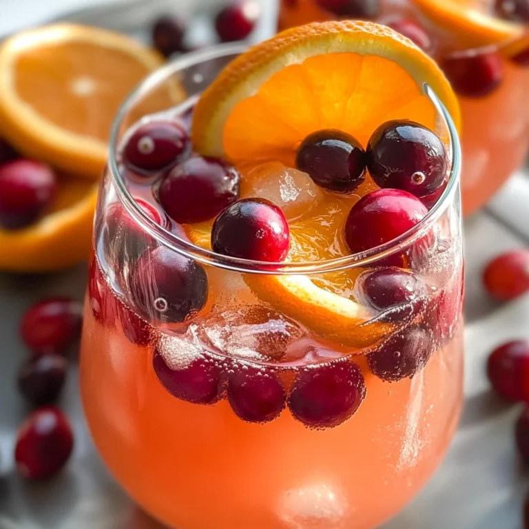Cranberry Orange Margarita Sangria