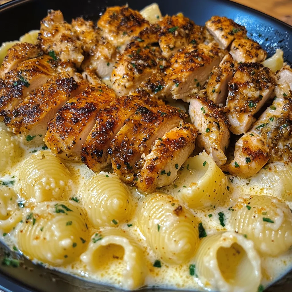 Creamy Cajun Chicken Pasta with Garlic Butter