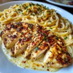 Creamy Mozzarella Chicken Linguine with Cajun Garlic Butter