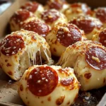 Easy Pepperoni Pizza Bombs