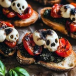 Halloween Bruschetta Appetizer