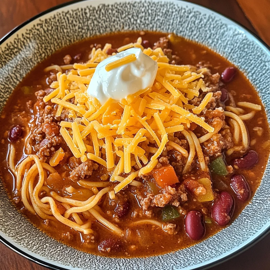 Hillbilly Chili and Cinnamon Rolls