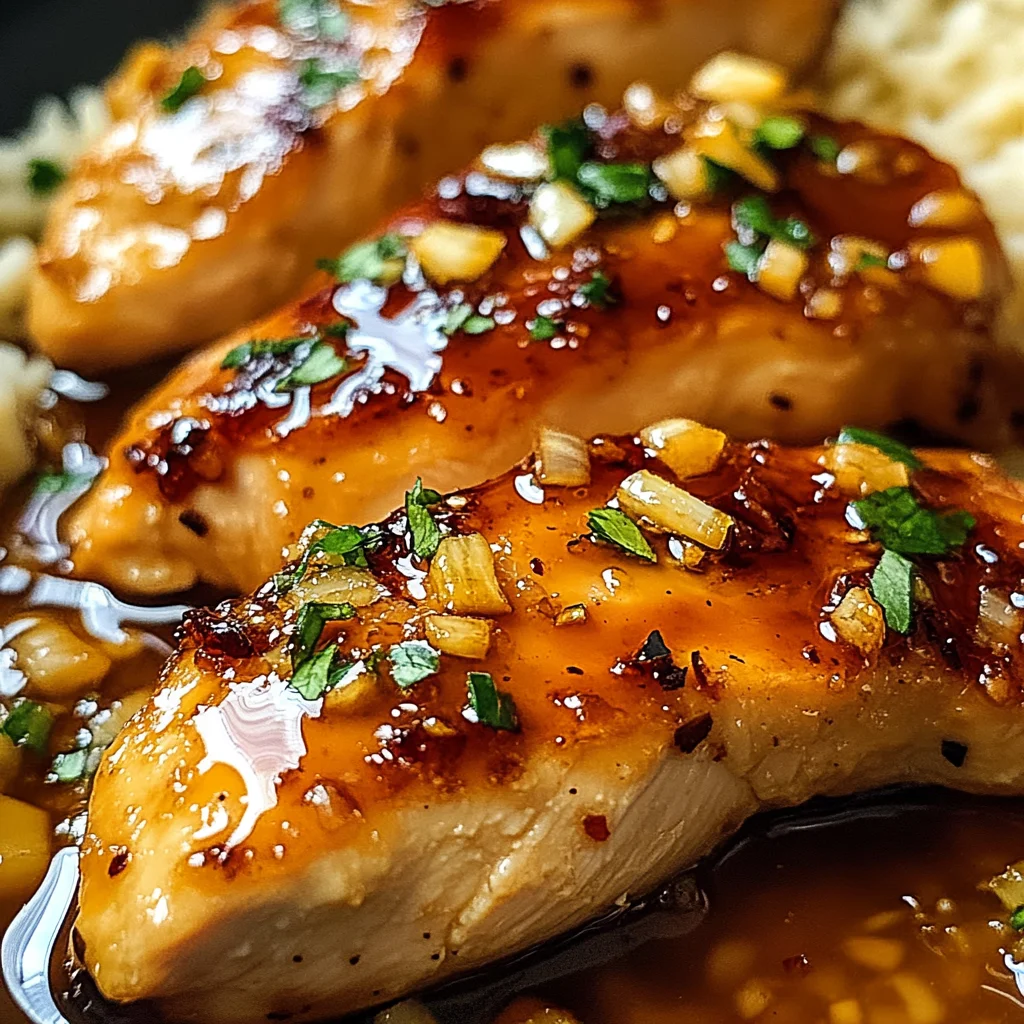 Honey Garlic Chicken Breasts