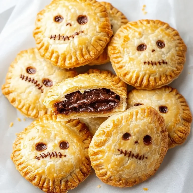Nutella Mummy Hand Pies