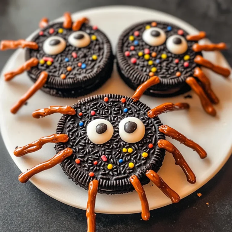 Oreo Spider Halloween Cookies