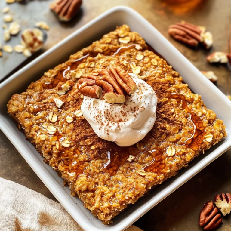 Pumpkin Baked Oatmeal