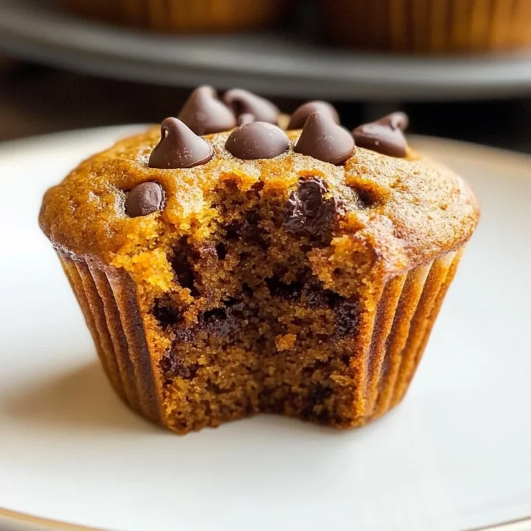 Pumpkin Chocolate Chip Muffins