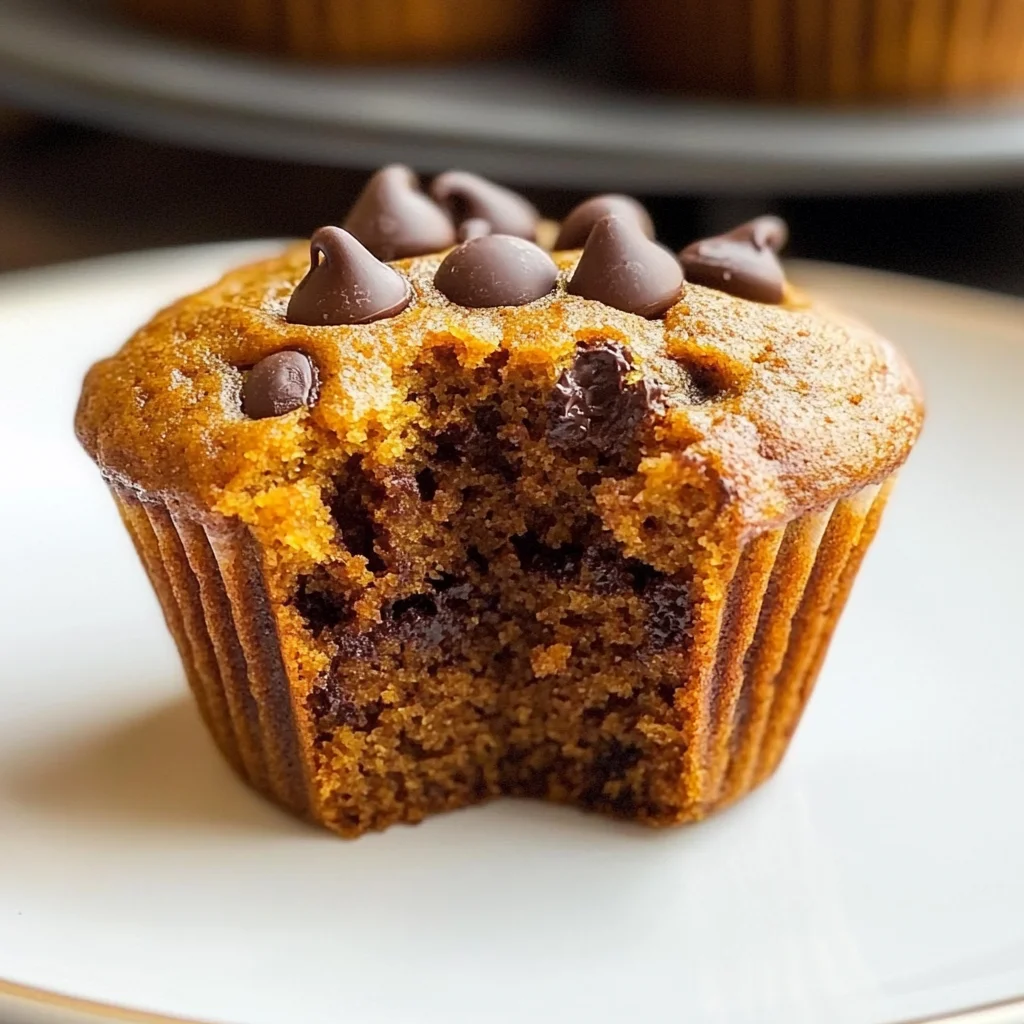 Pumpkin Chocolate Chip Muffins