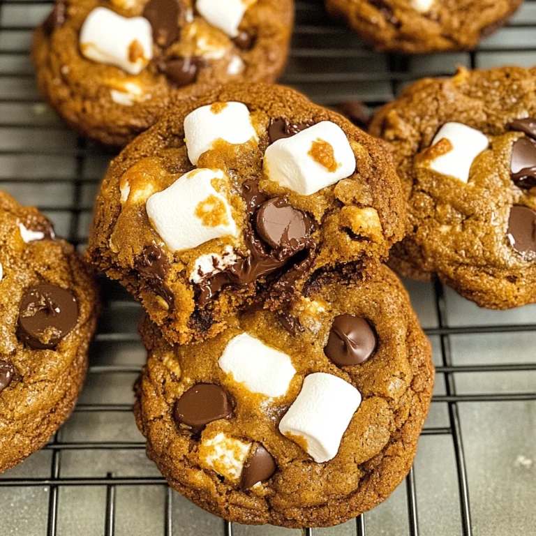 Pumpkin S'mores Cookies