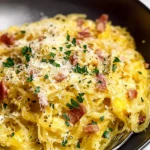 Spaghetti Squash Carbonara