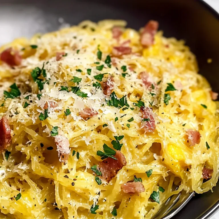 Spaghetti Squash Carbonara