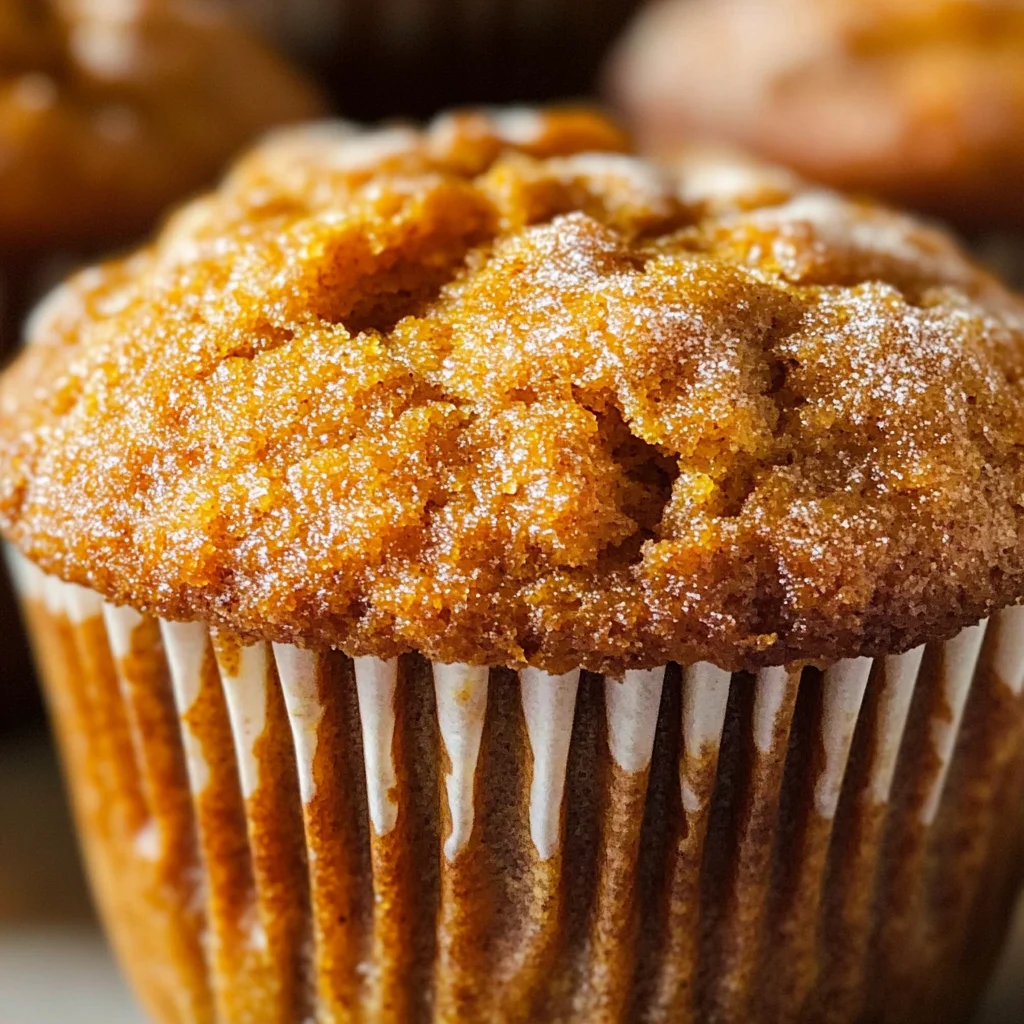 Spice Cake Pumpkin Muffins