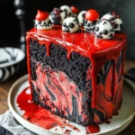 Spooky Halloween Marble Cake