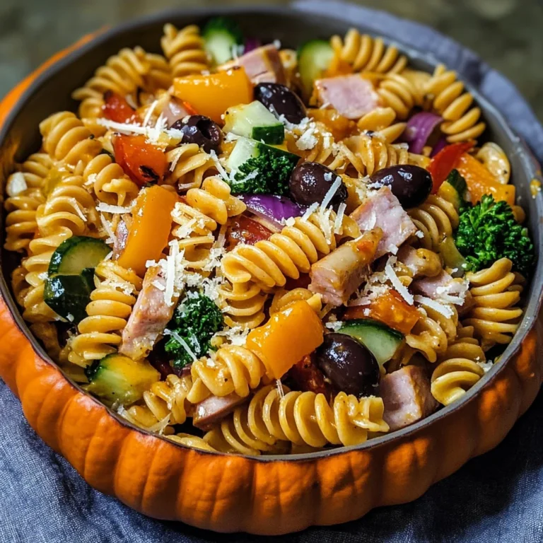 UpChuckin' Pumpkin Loaded Pasta Salad