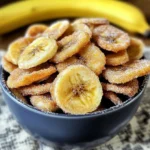 Air Fryer Cinnamon Banana Chips