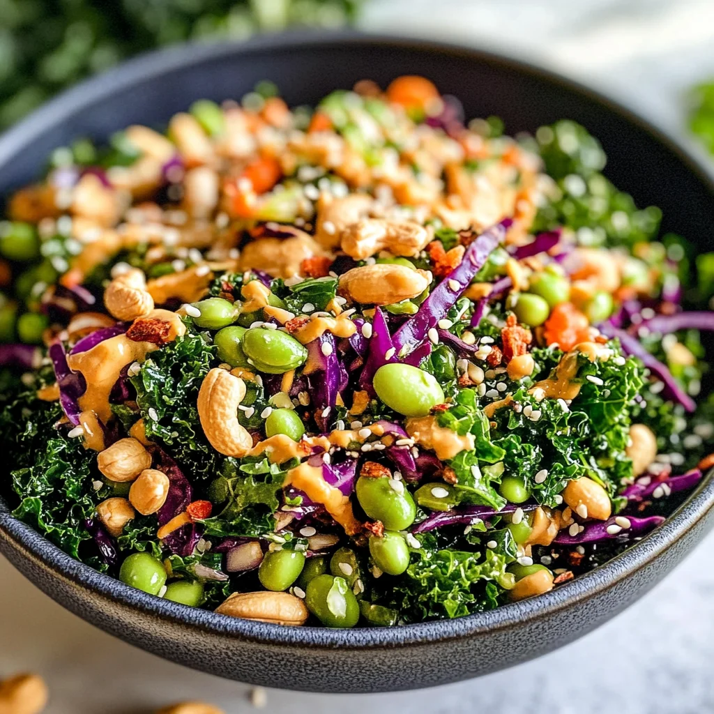Asian Edamame Peanut Crunch Salad