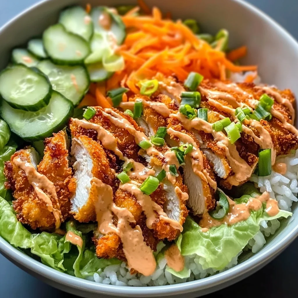 Bang Bang Chicken Rice Bowl