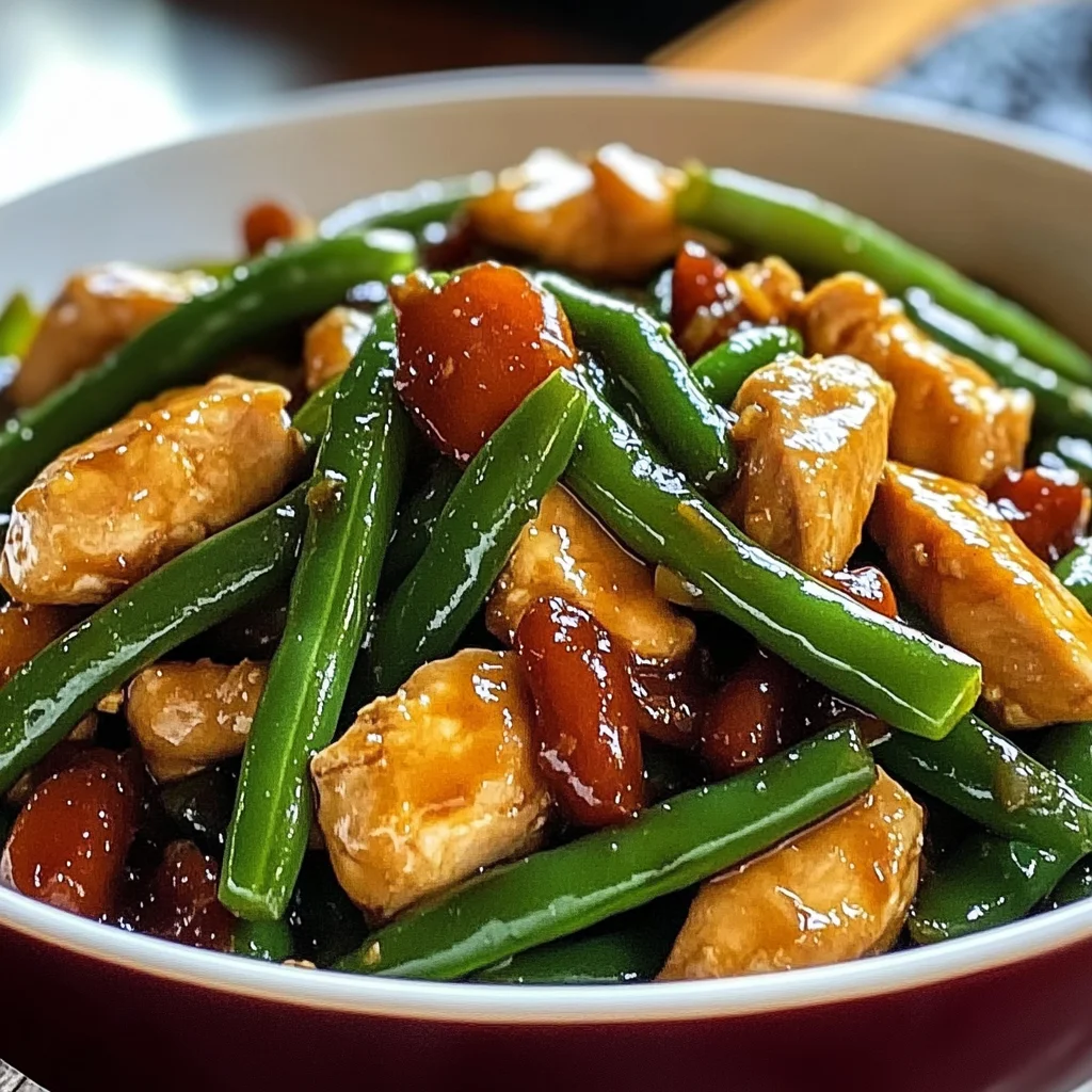Chicken and Green Bean Stir-Fry: Quick and Delicious Dinner!