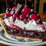 Chocolate Cherry Cream Pie