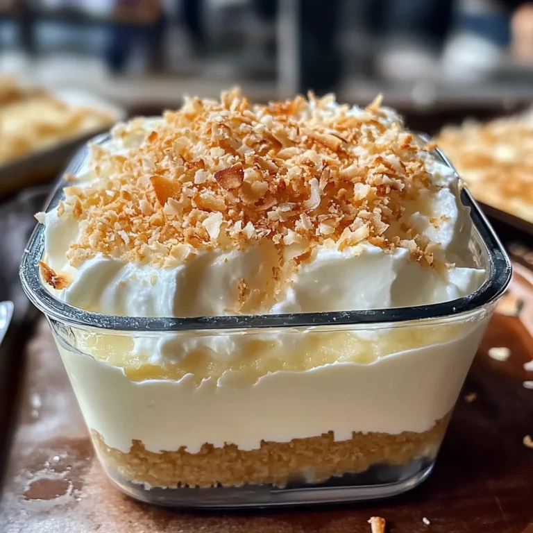 Coconut Cream Lush: A Creamy, No-Bake Dessert for Every Occasion