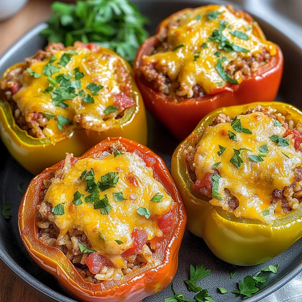 Easy Stuffed Bell Peppers Recipe