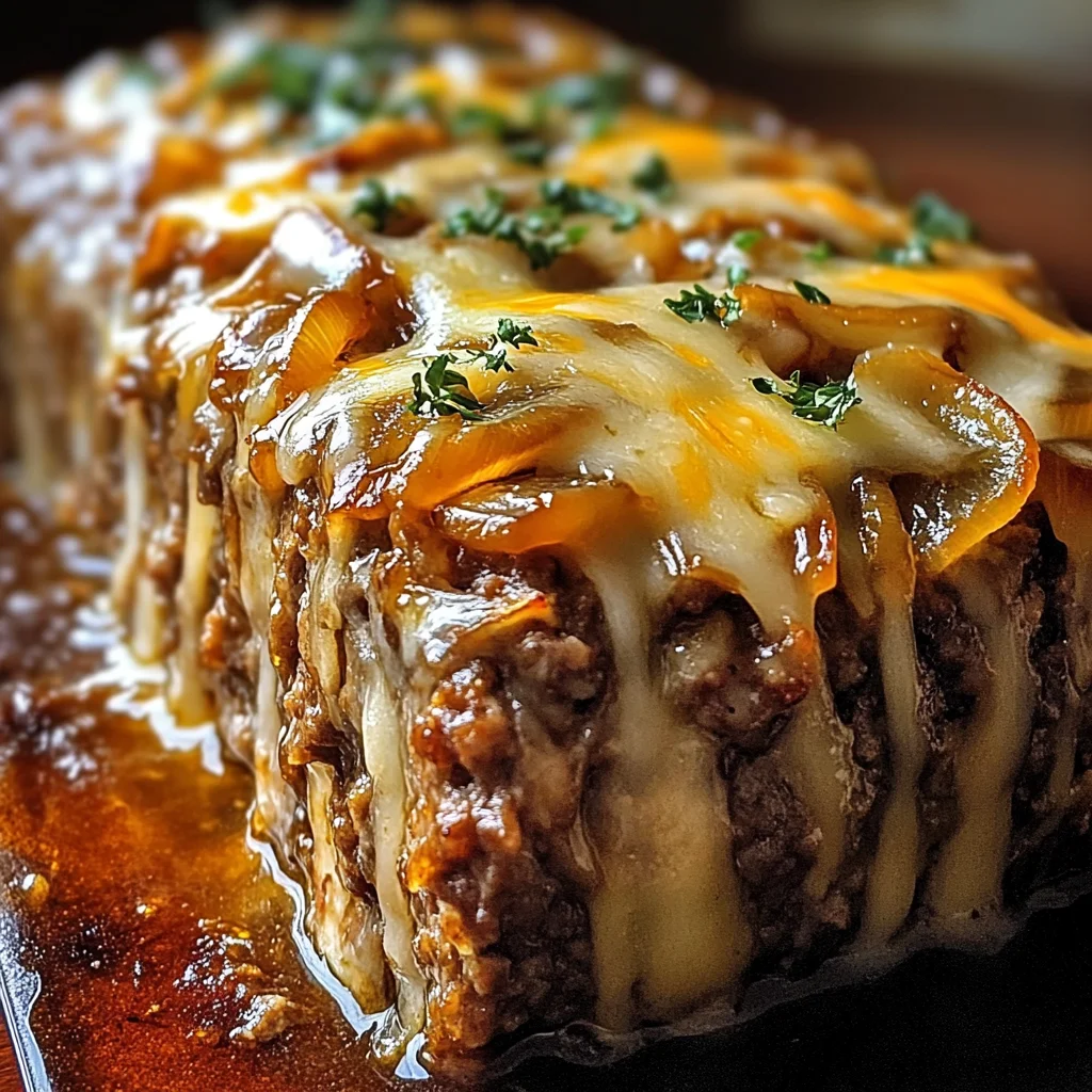 French Onion Meatloaf