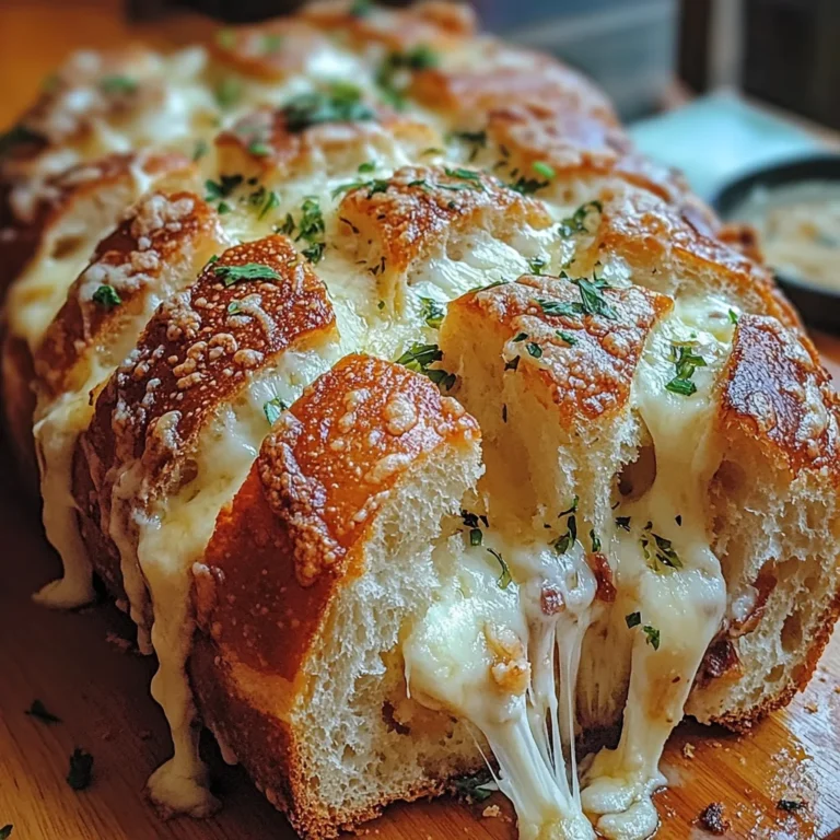 Garlic Parmesan Pull-Apart Bread