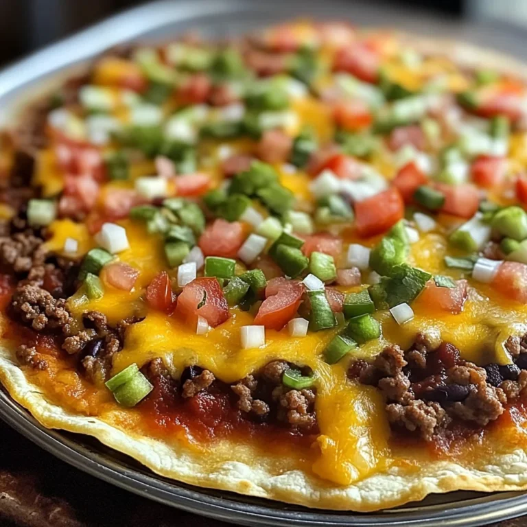Homemade Mexican Pizza