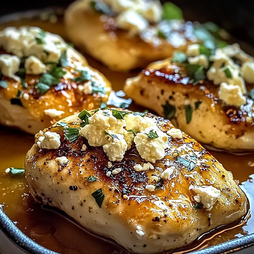 Hot Honey Feta Chicken Dish: A Deliciously Spicy and Savory Recipe