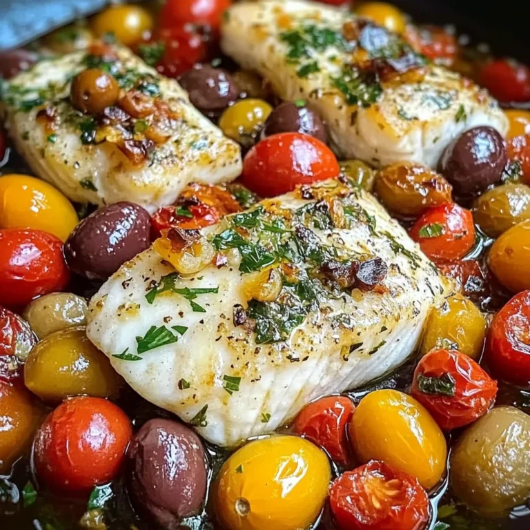 Mediterranean Baked Fish