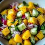 Refreshing Mango Cucumber Salad