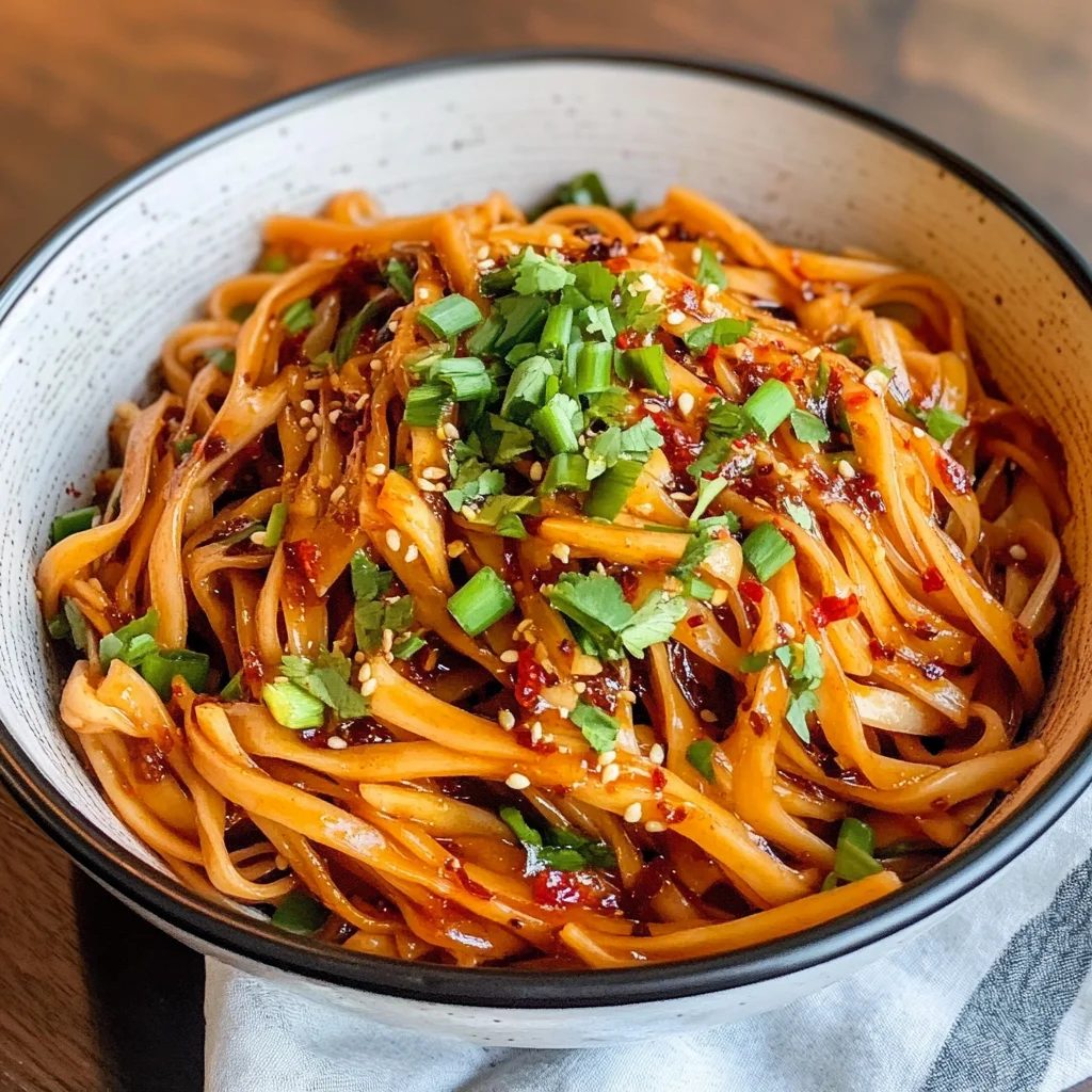 Shallot Chili Oil Noodles