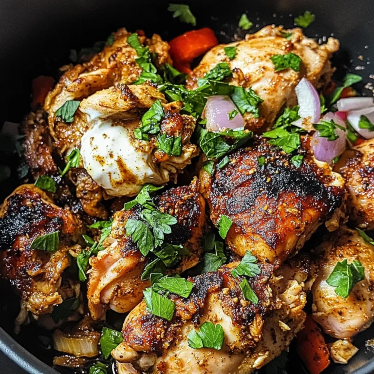 Spiced Yogurt-Marinated Chicken Thighs