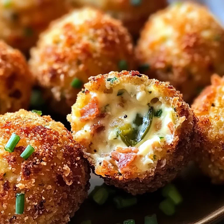 Turkey Bacon Jalapeño Popper Cheese Balls
