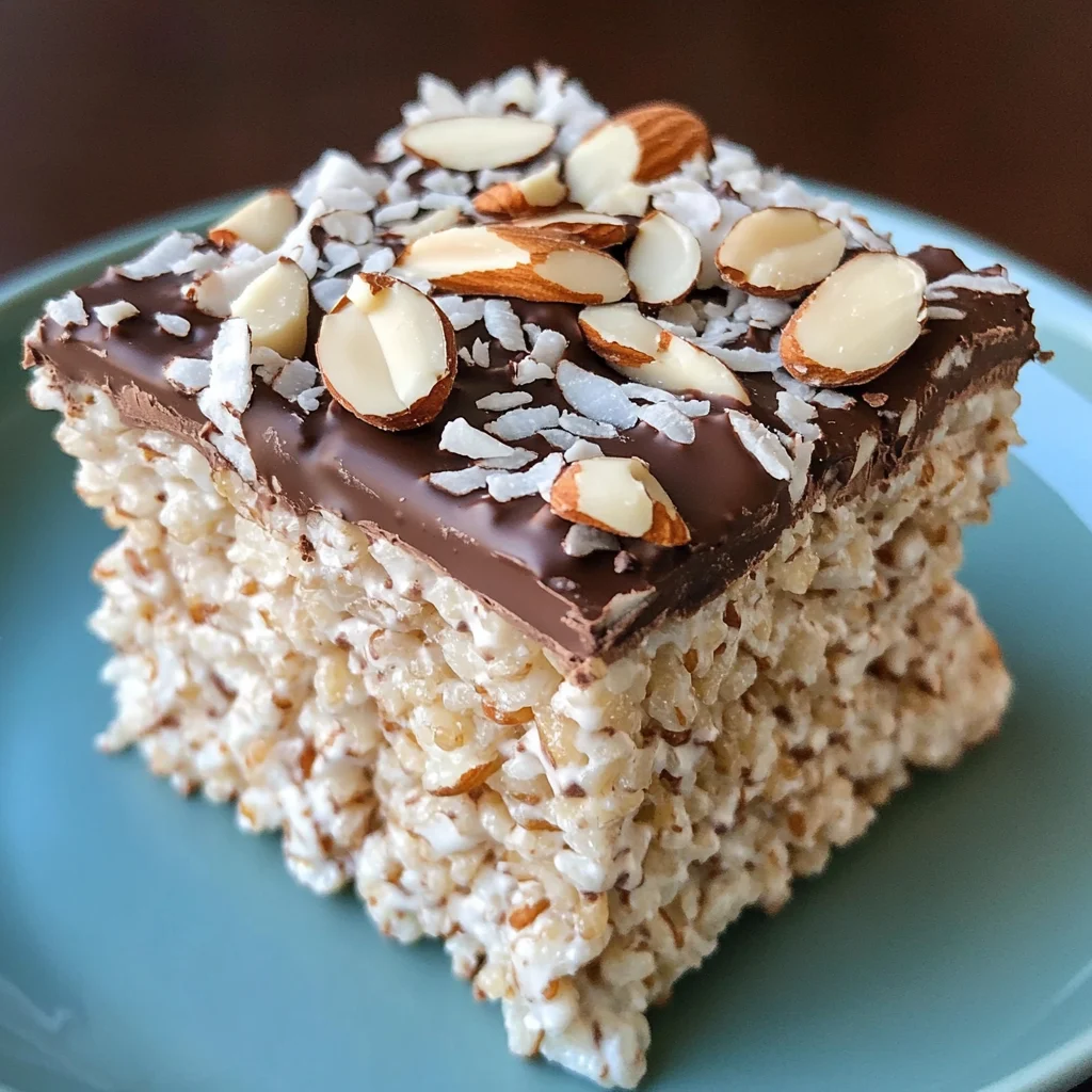 Almond Joy Krispie Treats