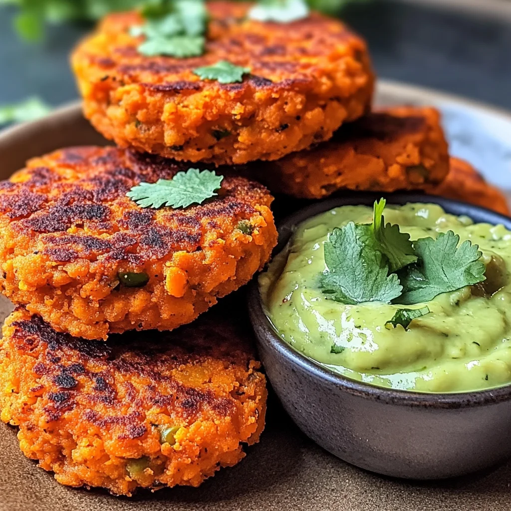 CRISPY SWEET POTATO & RED LENTIL PATTIES That Delight!