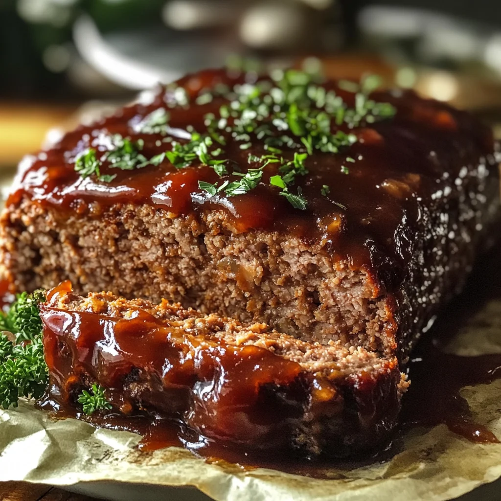 Easy Meatloaf Recipe with the BEST Glaze