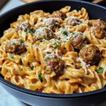 One-Pot Creamy Cajun Meatball Pasta: Easy & Flavorful Recipe